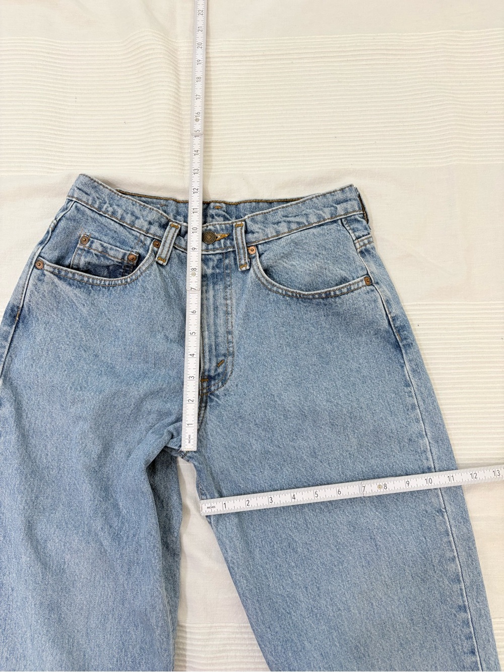 Levis Jeans 532 Vintage Genuine Leather Tab Made in Canada - Picture 5 of 12